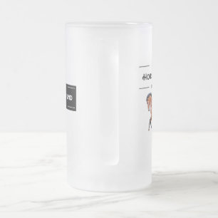 Eisige Bier-Tasse Mattglas Bierglas