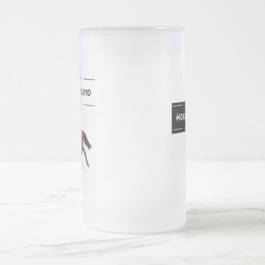 Eisige Bier-Tasse Mattglas Bierglas (Mittel)