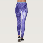 Eisige blaue Leggings (Rückseite)