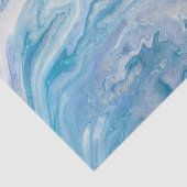 Eisige blaue Welt Seidenpapier (Ausschnitt)