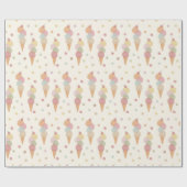 Eisige Delights-Muster Geschenkpapier (Flach)
