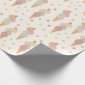 Eisige Delights-Muster Geschenkpapier (Ecke)