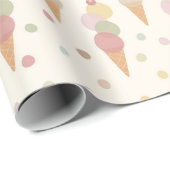 Eisige Delights-Muster Geschenkpapier (Rolleneckpunkt)