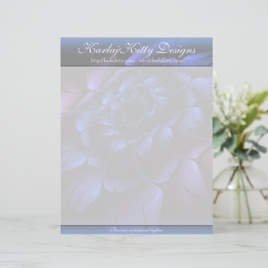 Eisige Flora 2 Briefbogen (Stehend Vorderseite)