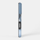 Eisige geometrische Perlen-Chrom iPhone Hülle (Rechte Seite)