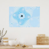 Eisige Gewässer Poster (Küche)