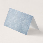 Eisige graue MarmorVisitenkarte Visitenkarten (Rückseite)