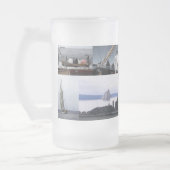 Eisige Meere Mattglas Bierglas (Links)