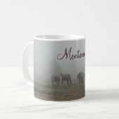 Eisige Morgen-Nebel-Tasse Kaffeetasse (Vorderseite Links)