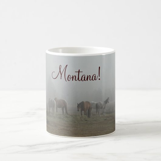 Eisige Morgen-Nebel-Tasse Kaffeetasse (Mittel)