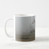 Eisige Morgen-Nebel-Tasse Kaffeetasse (Links)