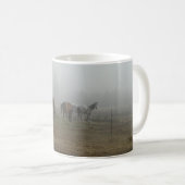 Eisige Morgen-Nebel-Tasse Kaffeetasse (VorderseiteRechts)