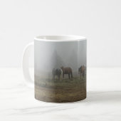Eisige Morgen-Nebel-Tasse Kaffeetasse (Vorderseite Links)