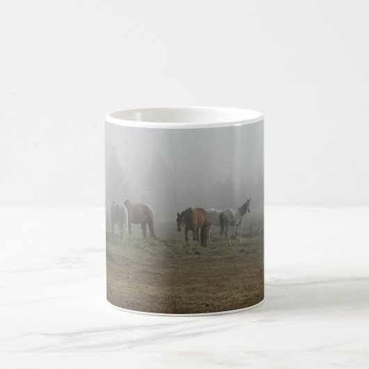 Eisige Morgen-Nebel-Tasse Kaffeetasse (Mittel)