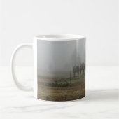Eisige Morgen-Nebel-Tasse Kaffeetasse (Links)