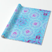 Eisige Rose Brosche Geschenkpapier (Ungerollt)