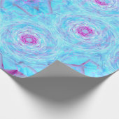 Eisige Rose Brosche Geschenkpapier (Ecke)