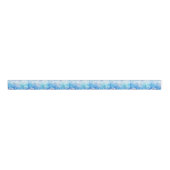 Eisige Schnee-Flocken Ripsband (Vorderseite)