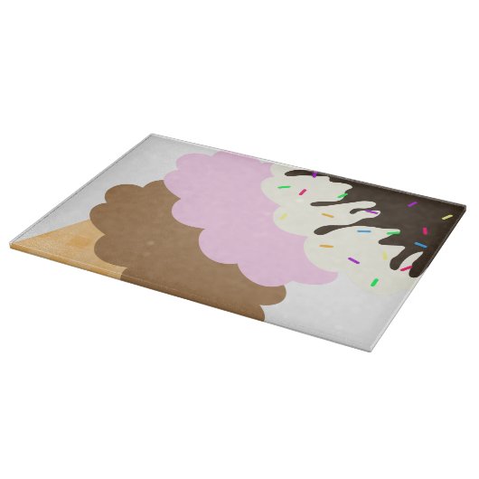 Eisige Süsse Schneidebrett (Ecke)