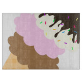 Eisige Süsse Schneidebrett (Vorderseite)