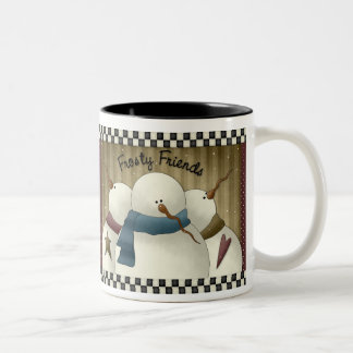 Eisige und Freund-Tasse Zweifarbige Tasse