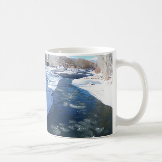 Eisiger Arkansas River Kaffeetasse (Rechts)