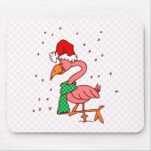 Eisiger Flamingo Mousepad (Vorne)