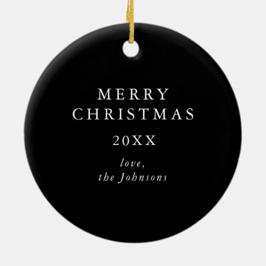 Eisiger grüner Kranz Keramik Ornament (Hinten)