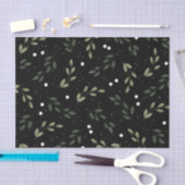 Eisiger grüner Kranz Seidenpapier (Handwerk)