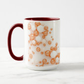Eisiger Himmelblauer Kupfer-Blase Tasse (Links)