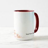 Eisiger Himmelblauer Kupfer-Blase Tasse (VorderseiteRechts)