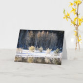 Eisiger Morgen Karte (Gelbe Blume)