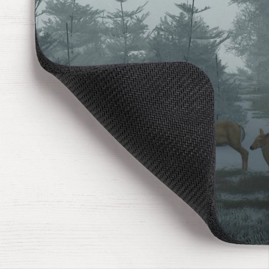 Eisiger Morgen Mousepad (Ecke)