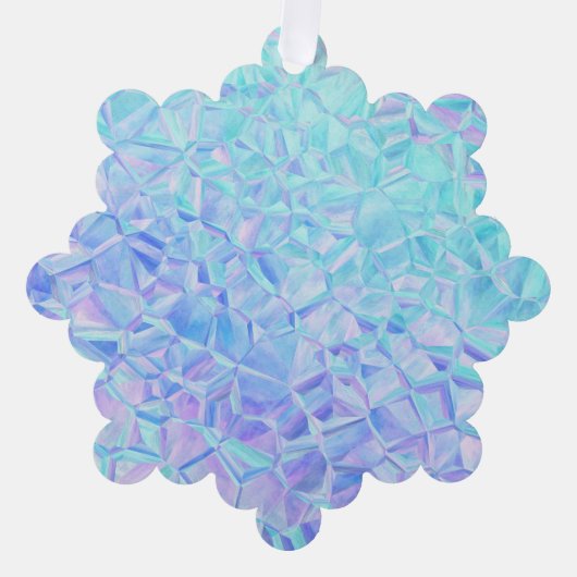 Eisiger Schimmer : Ornament Karte (Vorderseite)