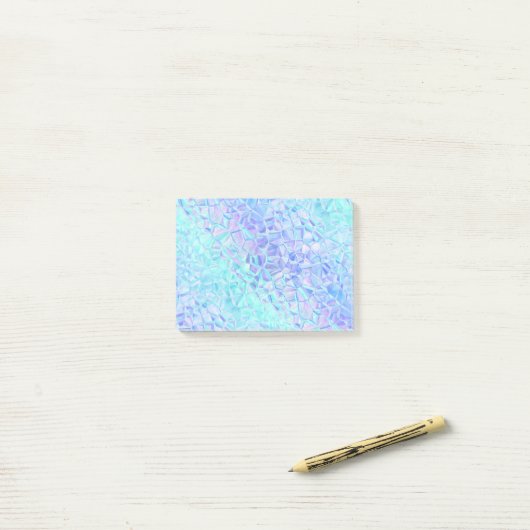 Eisiger Schimmer : Post-it Klebezettel (Auf Schreibtisch)
