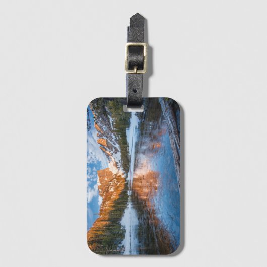 Eisiger Traumsee Gepäckanhänger (Vorderseite Vertikal)