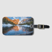 Eisiger Traumsee Gepäckanhänger (Vorderseite (Horizontal))