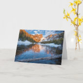 Eisiger Traumsee Karte (Gelbe Blume)