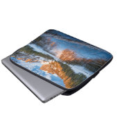 Eisiger Traumsee Laptopschutzhülle (Vorne Knopf)