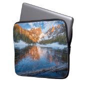Eisiger Traumsee Laptopschutzhülle (Vorderseite Links)
