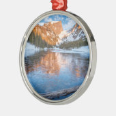 Eisiger Traumsee Ornament Aus Metall (Links)