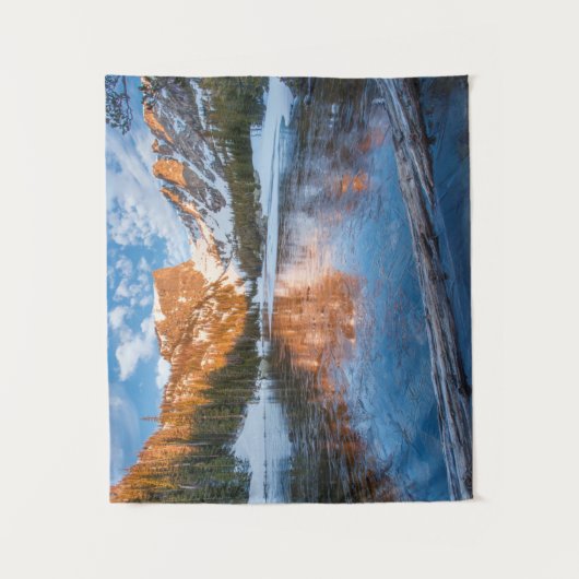 Eisiger Traumsee Wandteppich (Vorderseite)