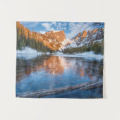 Eisiger Traumsee Wandteppich (Vorderseite (Horizontal))