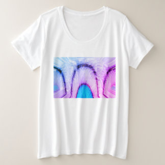 Eisiger Tunnel zum trendigen Urlaubsspaß Große Größe T-Shirt