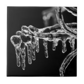 eisiger Winter eintreten Fliese (Vorderseite)