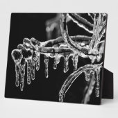 eisiger Winter eintreten Fotoplatte (Seite)