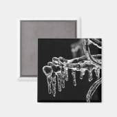 eisiger Winter eintreten Magnet (Vorderseite/Rückseite)