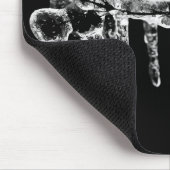eisiger Winter eintreten Mousepad (Ecke)