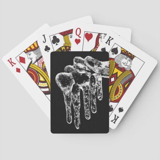 eisiger Winter eintreten Spielkarten (Rückseite)