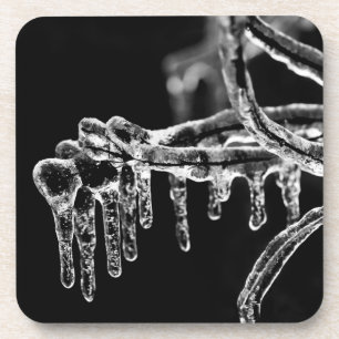 eisiger Winter eintreten Untersetzer